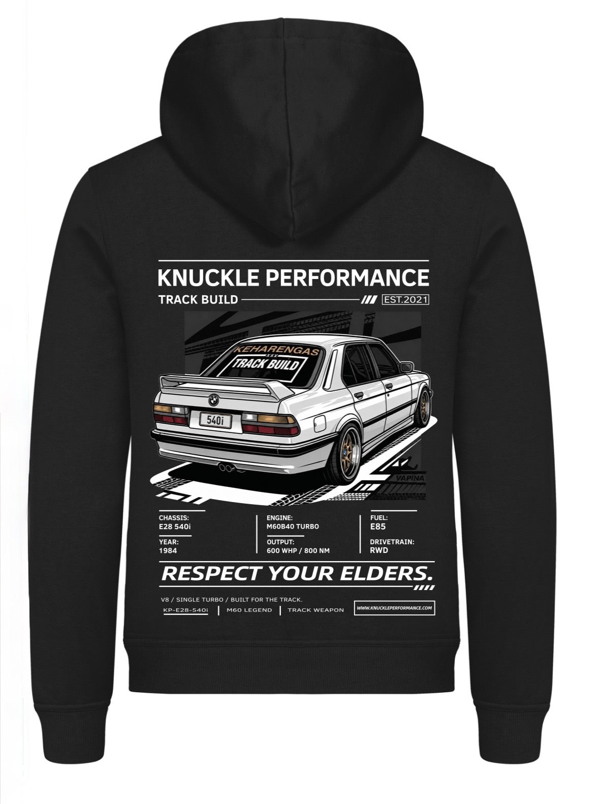 Knuckle Performance E28 540i Turbo Huppari